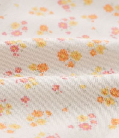 Pantalón Wide Leg Infantil con Estampa Floral - Talle 1 a 6 años 3