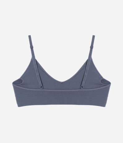 Soutien Top Comfy Seamless Texturizado con Etiqueta LOV y Copa Desmontable 5