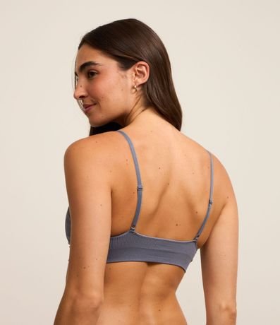 Soutien Top Comfy Seamless Texturizado con Etiqueta LOV y Copa Desmontable 3