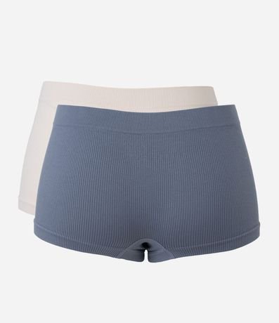 Kit 02 Bombachas Boyshort Comfy Seamless con Etiqueta LOV 4