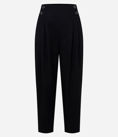 Pantalón Carrot Sastrería con Botones en La Cintura 5