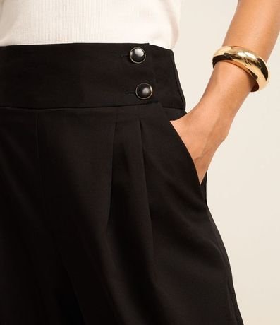 Pantalón Carrot Sastrería con Botones en La Cintura 4