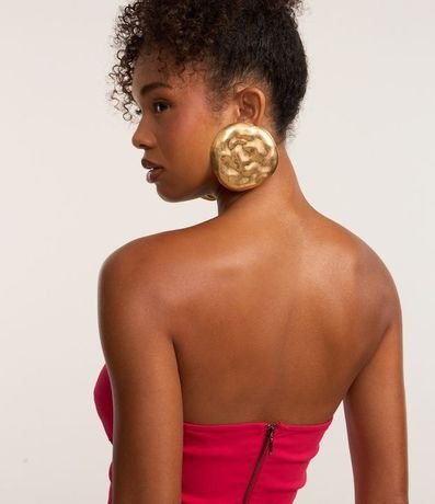 Blusa Corsetada en Bengalina con Cremallera en la Espalda 4