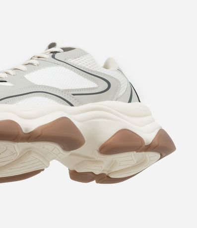 Championes Chunky en PU con Detalles Hondulados 3