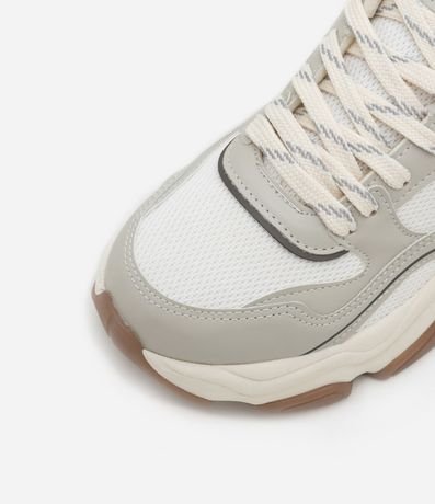 Championes Chunky en PU con Detalles Hondulados 4