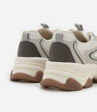 Championes Chunky en PU con Detalles Hondulados 5