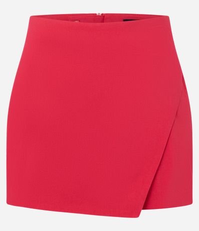 Short Pollera en Bengalina con Recorte Delantero 6