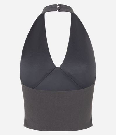 Blusa Corta en Bengalina Frente Única 9