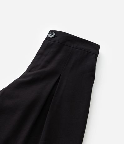 Pantalón Wide Leg Infantil en Sastrería con Pliegues - Talle 5 a 14 años 4