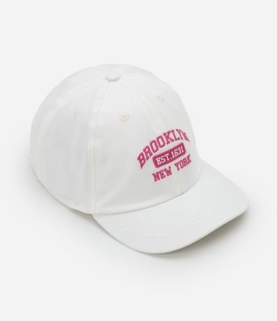 Gorra Infantil Ala Recta con Bordado Brooklyn - Talle Ú