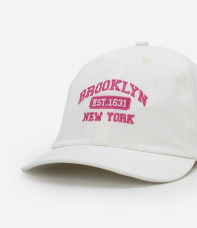 Gorra Infantil Ala Recta con Bordado Brooklyn - Talle Ú 3