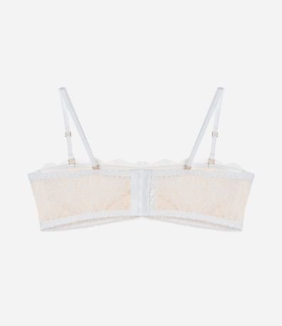 Soutien sin Copa con Aro en Encaje Floral con Asas Removibles 8