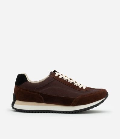 Championes Jogging en Material Sintético con Detalles Contrastantes