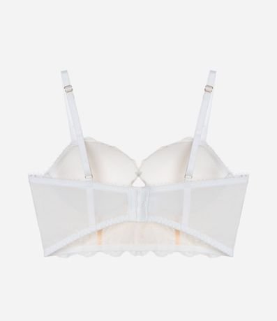 Soutien Alargado con Copa en Encaje Floral 6