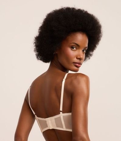 Soutien Alargado con Copa en Encaje Floral 4