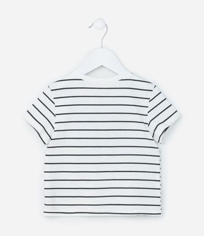 Blusa Infantil con Estampa Oso y Rayas - Talle 1 a 6 años 2