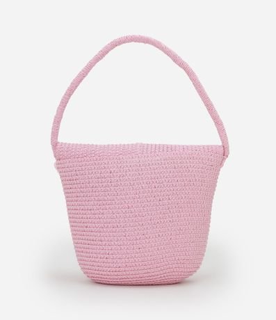 Cartera Infantil en Paja con Flores - Talle único 3