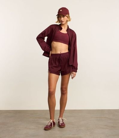 Short Runner Deportivo con Hilo Reflectante