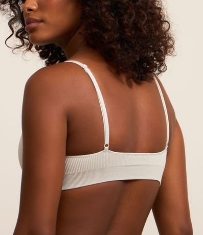 Soutien Top Comfy Seamless Texturizado con Etiqueta Lov y Copa Desmontable 2