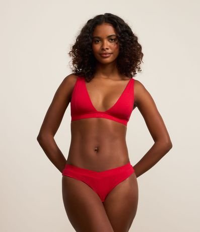 Soutien Top Canelado con Lettering en la Parte Baja 2