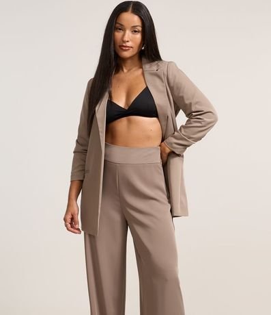 Pantalón Pantalona en Crepé con Pences 2