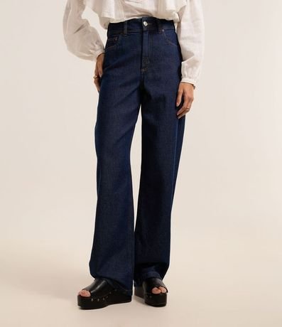 Pantalón Baggy en Jeans con Cintura Alta 3