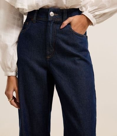 Pantalón Baggy en Jeans con Cintura Alta 4