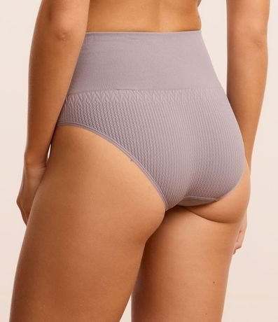 Bombacha Alta en Microfibra con Textura y Sin Costura 3