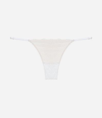 Bombacha Colaless Hilo Doble en Encaje y Tule 5