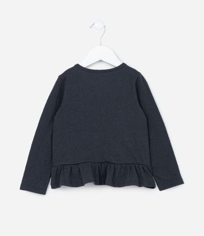Blusa Infantil en Anaruga con Lacitos y Volado - Talle 1 a 6 años 2