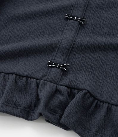 Blusa Infantil en Anaruga con Lacitos y Volado - Talle 1 a 6 años 5