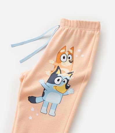 Pijama Largo Infantil en Algodón con Estampa Bluey - Talle 2 a 6 años 10