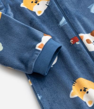 Mono Infantil en Plush con Estampa de Animalitos  - Talle RN a 24 meses 8