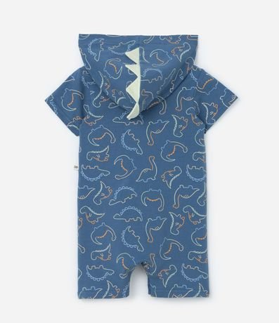 Enterito Infantil en Suedine con Estampa de Dinosaurio - Talle 3 a 18 Meses 3