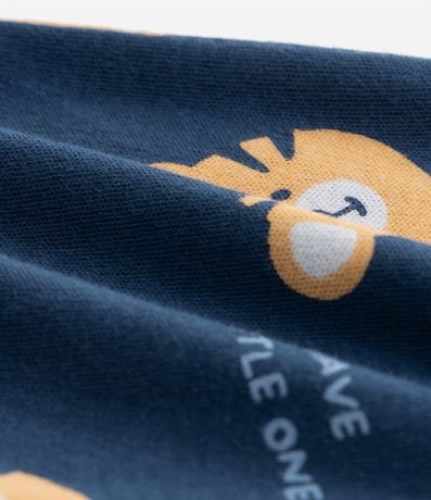 Mono Infantil en Suedine con Estampa Tigre - Talle RN a 24 meses 5