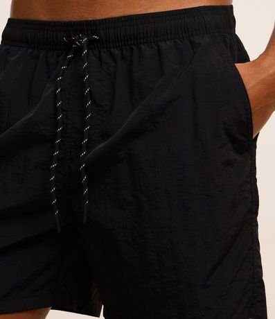 Bermuda Básica en Microfibra con Cintura Elástica y Cordón 3