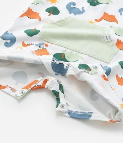 Mono Infantil con Estampa de Dinosaurio - Talle 3 a 18 meses 8
