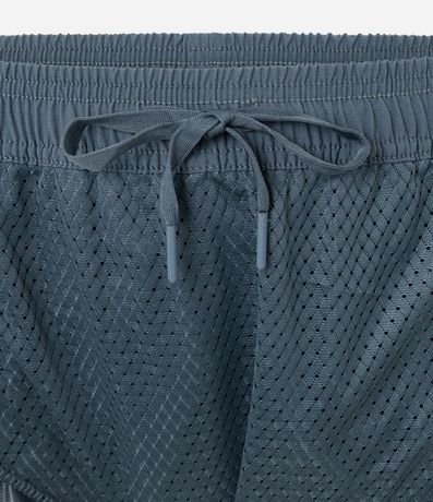 Bermuda Deportiva con Estampa Localizada Reflectante 9