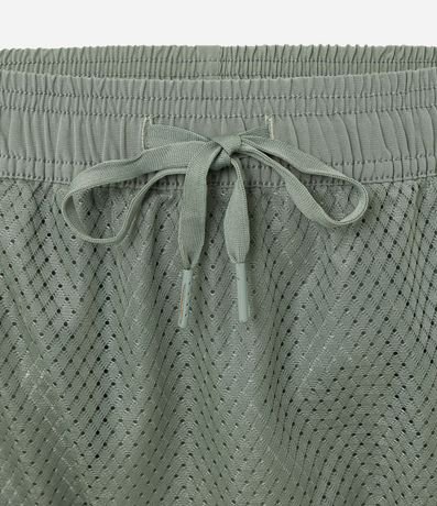 Bermuda Deportiva con Estampa Localizada Reflectante 8