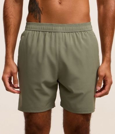 Bermuda Deportiva con Estampa Localizada Reflectante 2