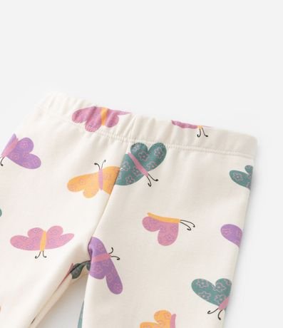 Pantalón Legging Infantil Calentito con Estampa Mariposas - Talle 1 a 6 años 5