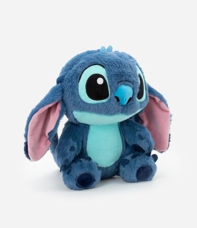 Mochila Infantil en Pelúcia con Formato de Stitch - Talle Único