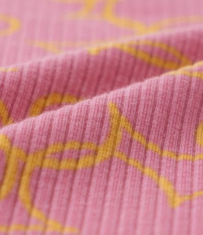 Blusa Infantil Acanalada con Estampa Floral - Talle 1 a 6 años 3