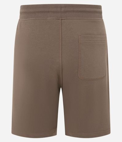 Bermuda Slim en Algodón con Felpa y Bolsillos 6