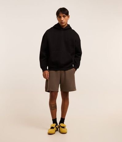 Bermuda Slim en Algodón con Felpa y Bolsillos 1