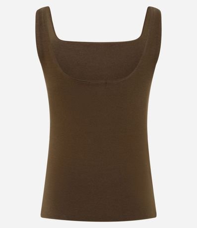 Blusa en Rib con Bretel Ancho 6