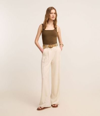 Blusa en Rib con Bretel Ancho 2