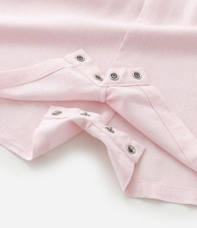 Enterito en Tricolina con Volado Broderie y Cinta para el Pelo - Talle 0 a 18 Meses 6