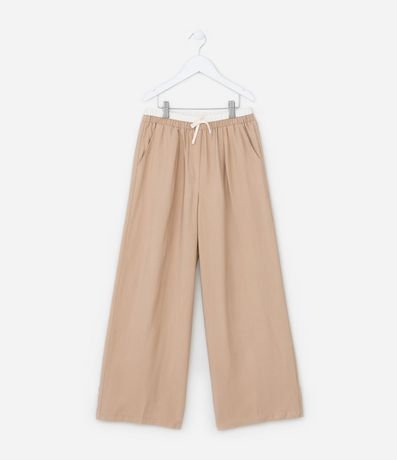 Pantalón Recto Infantil Sastrería con Cintura Contrastante - Talle 5  14 años 1
