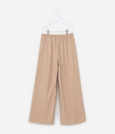 Pantalón Recto Infantil Sastrería con Cintura Contrastante - Talle 5  14 años 2
